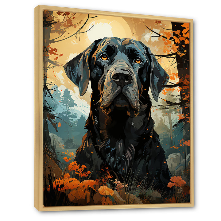 Dog Great Dane Grandeur - Dog Large Canvas Wall Art