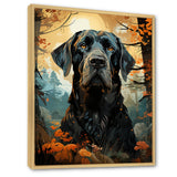 Dog Great Dane Grandeur - Dog Large Canvas Wall Art