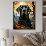Dog Great Dane Grandeur - Dog Large Canvas Wall Art