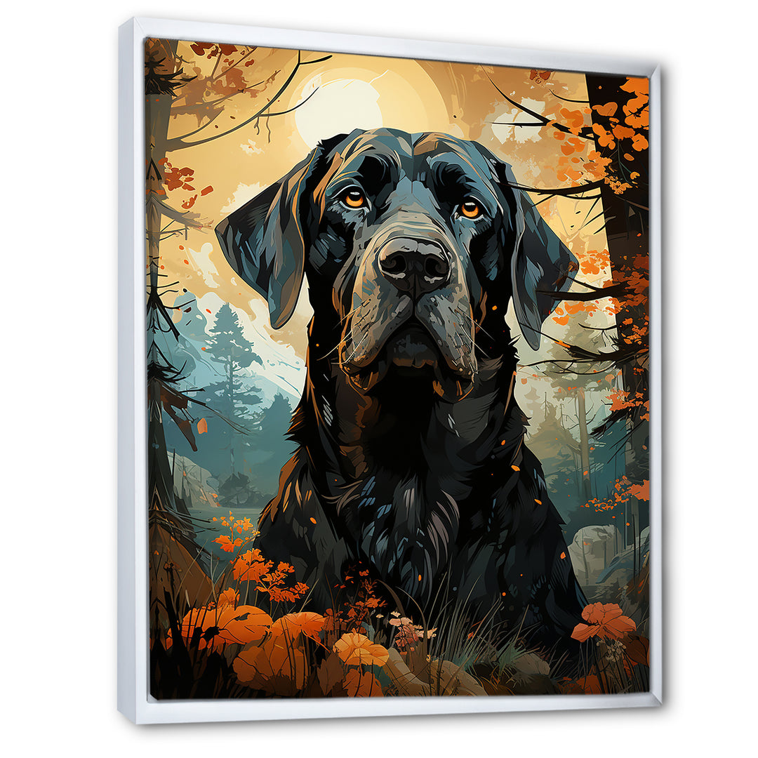 Dog Great Dane Grandeur - Dog Large Canvas Wall Art