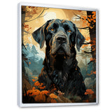 Dog Great Dane Grandeur - Dog Large Canvas Wall Art