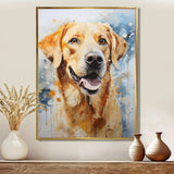 Dog Labrador Dreams - Animals Canvas Wall Art