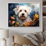 Popart Maltese Magic - Dog Canvas Wall Art