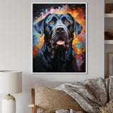 Popart Mastiff Majesty - Blue Dog Wall Art