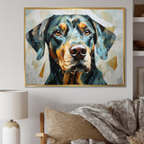 Shepherds Watchful Gaze Portrait - Dog Living Room Wall Art