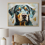 Shepherds Watchful Gaze Portrait - Dog Living Room Wall Art