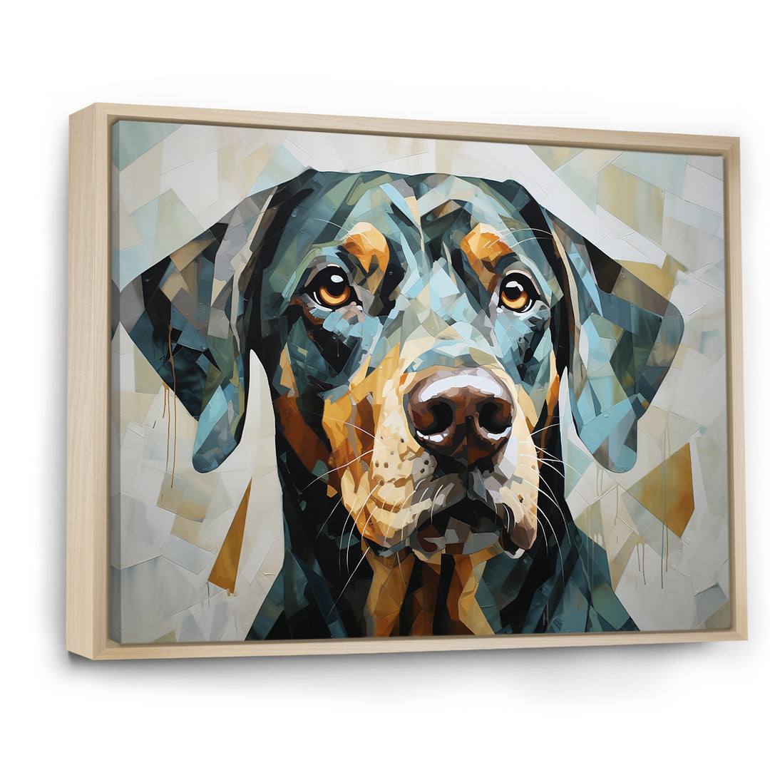 Shepherds Watchful Gaze Portrait - Dog Living Room Wall Art