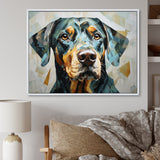 Shepherds Watchful Gaze Portrait - Dog Living Room Wall Art
