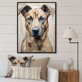 Belgian Malinois Handsome Portrait - Animals Canvas Wall Art