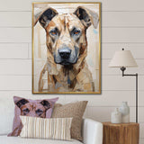 Belgian Malinois Handsome Portrait - Animals Canvas Wall Art