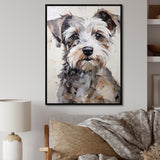 Yorkshire Terrier Curious Portrait - Dog Wall Decor