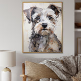 Yorkshire Terrier Curious Portrait - Dog Wall Decor