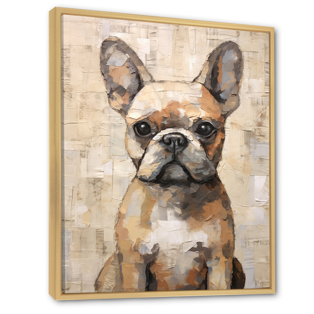 Boston Terrier Playful Portrait - Dog Wall Decor