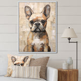 Boston Terrier Playful Portrait - Dog Wall Decor