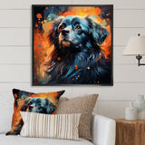 Pekingese Pondering Dog Portrait - Dog Home Decor Art