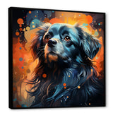 Pekingese Pondering Dog Portrait - Dog Home Decor Art