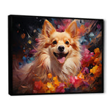 Pomeranian Playfulness - Dog Canvas Wall Art