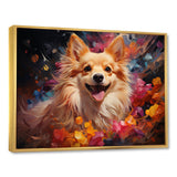 Pomeranian Playfulness - Dog Canvas Wall Art