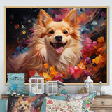Pomeranian Playfulness - Dog Canvas Wall Art
