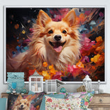 Pomeranian Playfulness - Dog Canvas Wall Art