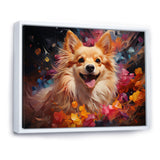 Pomeranian Playfulness - Dog Canvas Wall Art