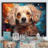 Poodle Pizzazz - Beige Dog Wall Art
