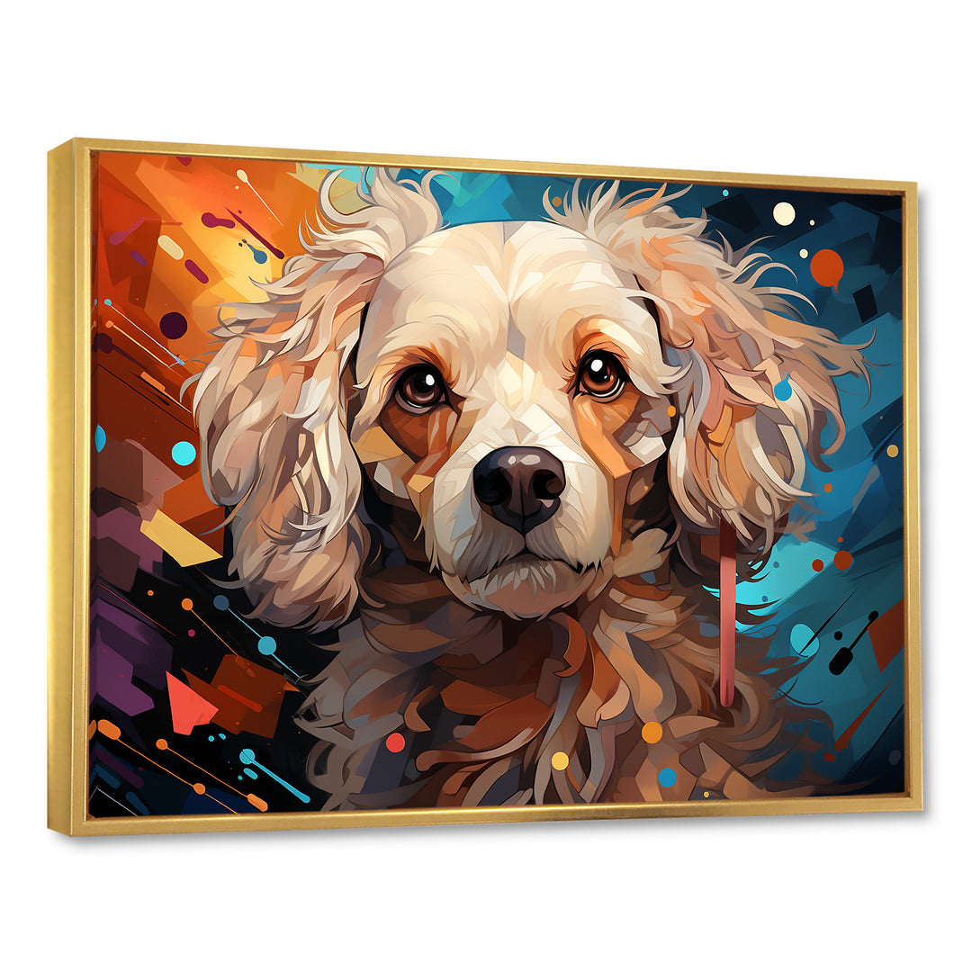 Poodle Pizzazz - Beige Dog Wall Art