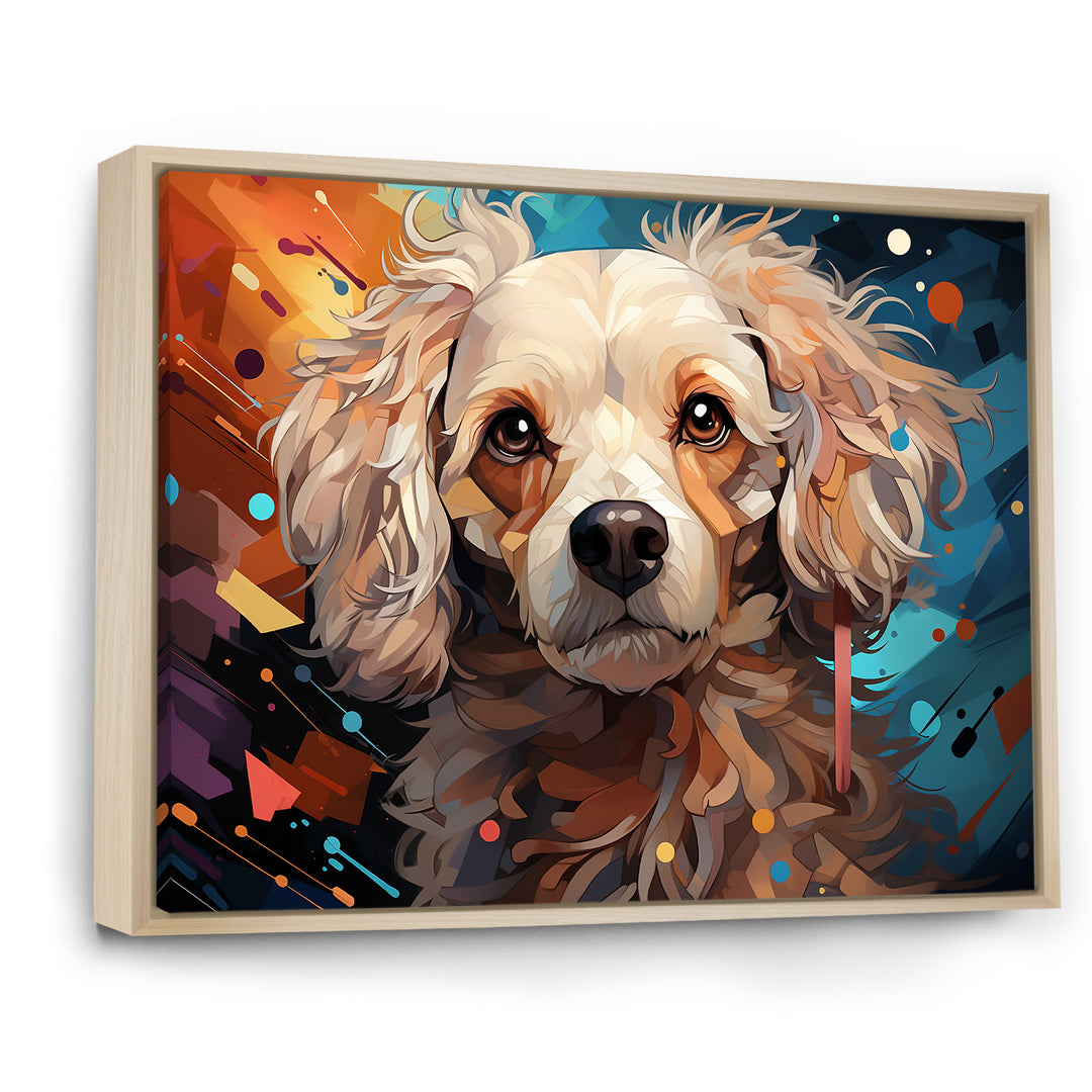 Poodle Pizzazz - Beige Dog Wall Art