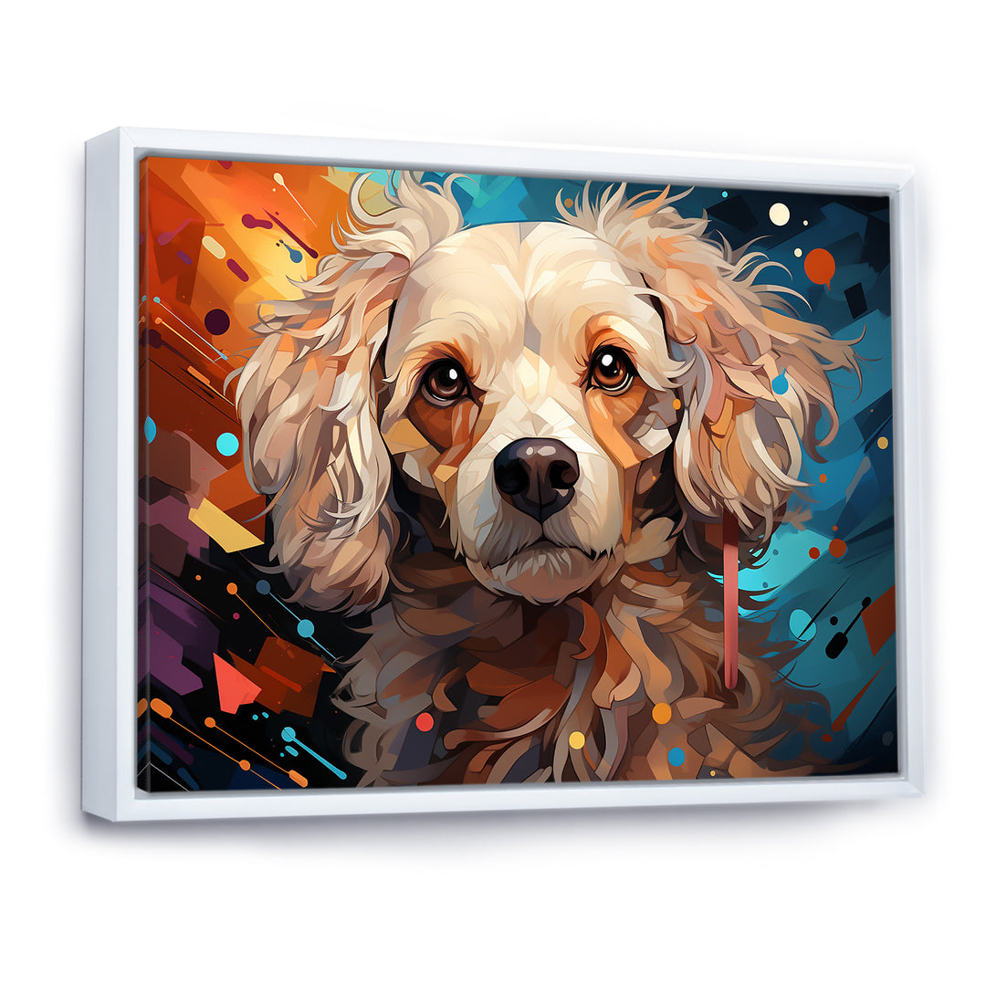 Poodle Pizzazz - Beige Dog Wall Art