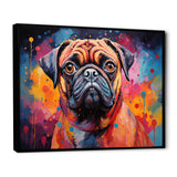 Popart Pug Parade - Beige Dog Wall Art