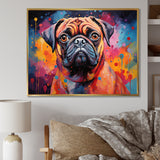 Popart Pug Parade - Beige Dog Wall Art