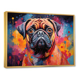 Popart Pug Parade - Beige Dog Wall Art