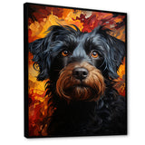 Puli Poetry Parade - Dog Large Canvas Wall Art