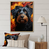 Puli Poetry Parade - Dog Large Canvas Wall Art