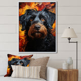 Puli Poetry Parade - Dog Large Canvas Wall Art