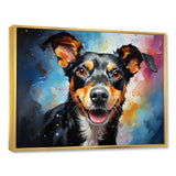 Popart Rat Terrier Rascal - Dog Living Room Wall Art