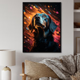 Popart Saluki Portrait - Dog Wall Art Prints