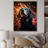 Popart Saluki Portrait - Dog Wall Art Prints