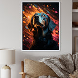 Popart Saluki Portrait - Dog Wall Art Prints