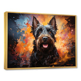 Scottish Terrier Splendor - Dog Framed Canvas Art