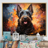 Scottish Terrier Splendor - Dog Framed Canvas Art