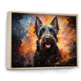 Scottish Terrier Splendor - Dog Framed Canvas Art