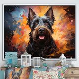 Scottish Terrier Splendor - Dog Framed Canvas Art