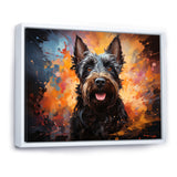 Scottish Terrier Splendor - Dog Framed Canvas Art