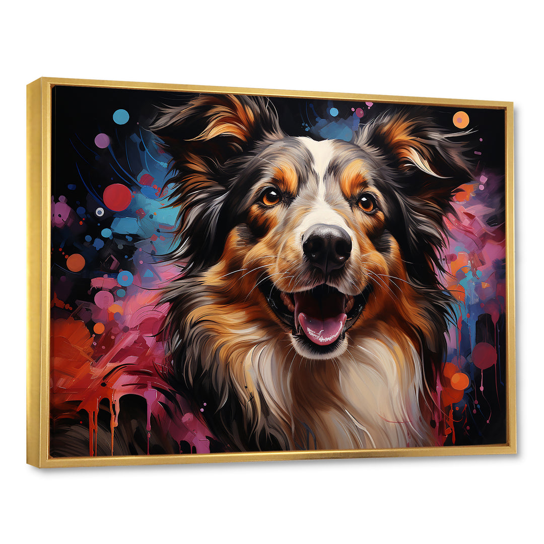 Shetland Sheepdog Portrait - Dog Canvas Wall Art