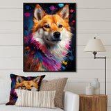 Modern Shiba Inu Spirit - Dog Wall Art Prints