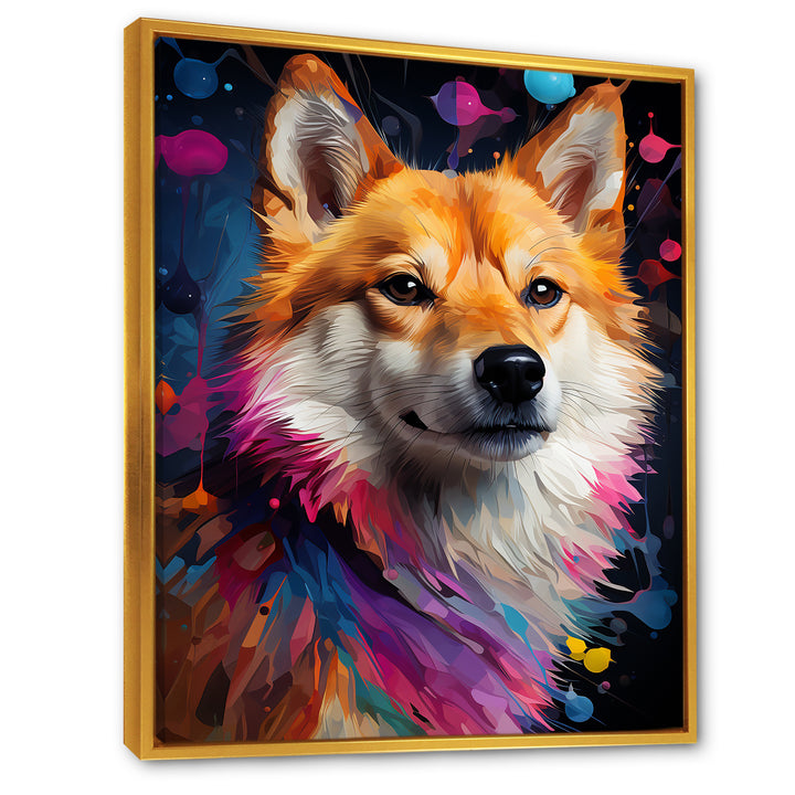 Modern Shiba Inu Spirit - Dog Wall Art Prints