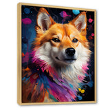 Modern Shiba Inu Spirit - Dog Wall Art Prints