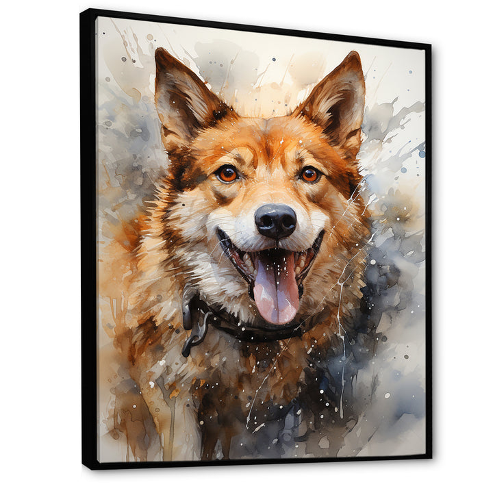 Shiba Inu Spirit - Brown Dog Wall Art