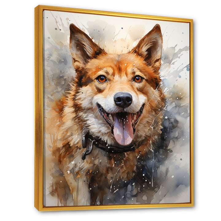 Shiba Inu Spirit - Brown Dog Wall Art